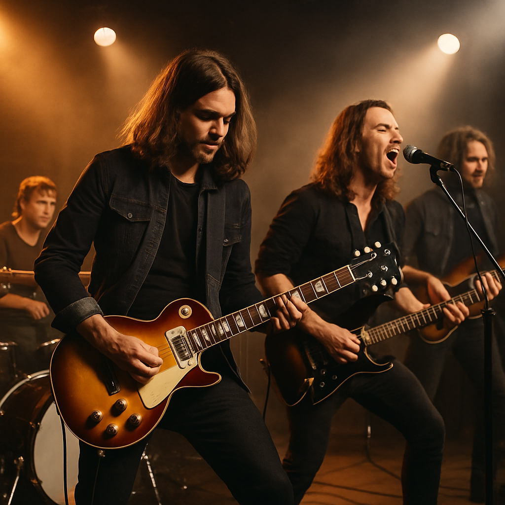 Live demonstraties: band optreden